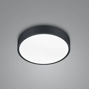 LED mennyezeti lámpa Waco, CCT, Ø 31 cm, fekete matt