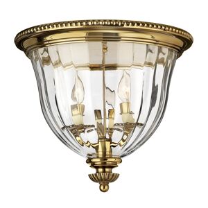 Cambridge mennyezeti lámpa, sárgaréz/üveg, 33 cm