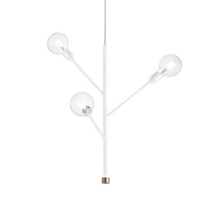 Modo Luce Baobab függő lámpa, három izzós, fehér