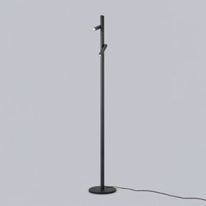 Helestra Coni LED álló lámpa 2 spot 160cm fekete