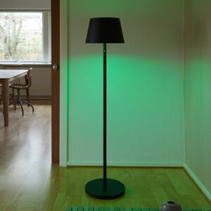 LOOM DESIGN LED-es újratölthető állólámpa Modi, CCT, RGB, fekete