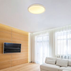Veleno LED mennyezeti lámpa, fehér, Ø 49 cm, csillogó hatású