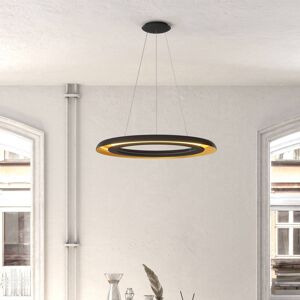 LED függő lámpa Shiitake, fekete / arany
