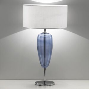 Asztali lámpa Show Ogiva 82 cm üvegelem kék