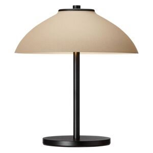 Asztali lámpa Vali, magassága 25,8 cm, fekete/bézs