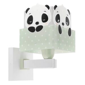 Dalber Panda fali lámpa dugóval, zöld
