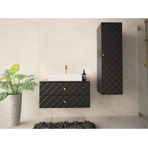Fürdőszoba garnitúra Merced E101 (Fekete)