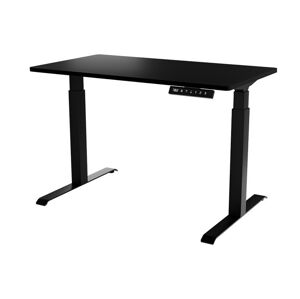Állítható magasságú íróasztal Charlotte 194 (Fekete)