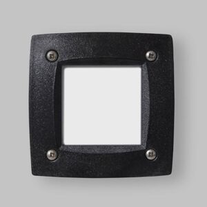 LED beépíthető lámpa Leti 100 Square fekete 3W CCT