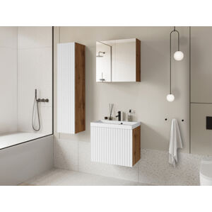 Fürdőszoba garnitúra Sarasota 170 (Wotan tölgy + Fehér)