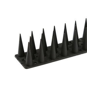 4 darabos madártüske készlet, műanyag fekete44,5 x 3,7 cm