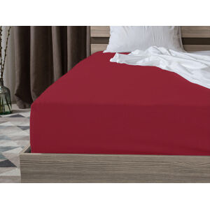 Jersey EXCLUSIVE vörös lepedő 180x200 cm Grammsúly (rost sűrűség): Lux (190 g/m2)