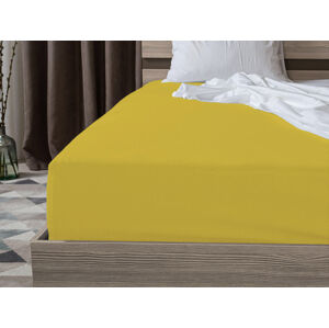 Jersey EXCLUSIVE sárga lepedő 180x200 cm Grammsúly (rost sűrűség): Lux (190 g/m2)