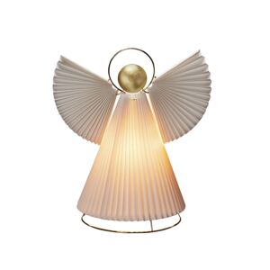 Deco lámpa Angyal papírból E14 fehér/réz 36cm
