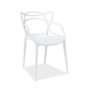 Fehér műanyag szék TOBY