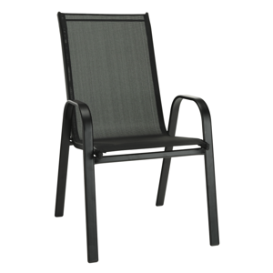 Sötétszürke rakásolható szék ALDERA