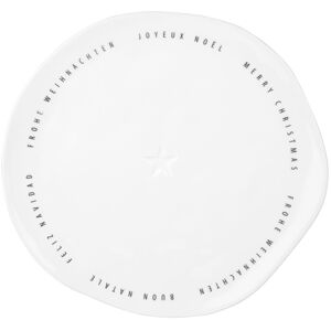 Räder Fehér porcelán tányér MERRY CHRISTMAS