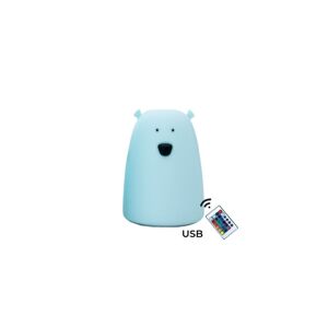 Rabbit & Friends Mackó érintős lámpa távirányítóval Szín:: kék