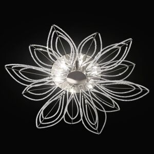 Girasole mennyezeti lámpa virág alakban, 70 cm