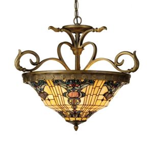 Tiffany stílusú függő lámpa Anthia 2