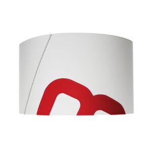 Hazai kikötő vitorla fali lámpa, fehér/piros