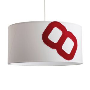Hazai kikötő vitorla függő lámpa 60 cm fehér/piros