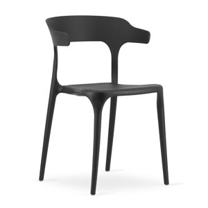 Fekete műanyag szék ULME