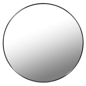 LEOBERT fekete kerek tükör - többféle méretben Tükör átmérője: 60 cm