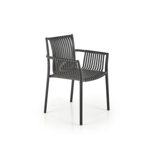 K492 fekete műanyag szék