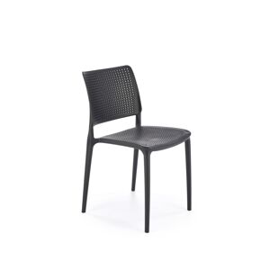 K514 fekete műanyag szék