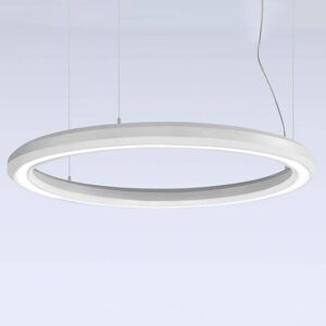LED függő lámpa Materica alul Ø 90 cm fehér