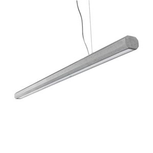 LED függő lámpa Materica Stick L, Zement, 100 cm