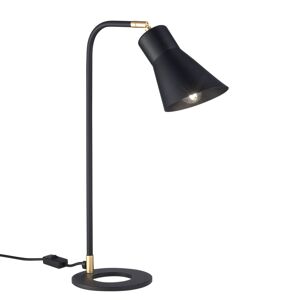 Asztali lámpa Conico, fekete/arany