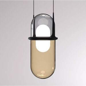 Pille LED függő lámpa szürke/pezsgő