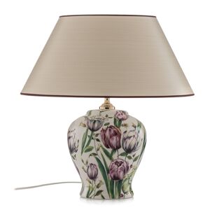 Menzel Living - Asztali lámpa virágos lábbal