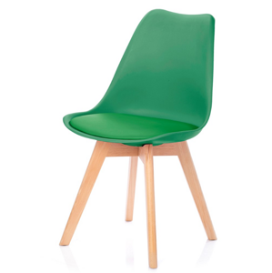 BALI MARK zöld szék bükkfa lábakkal