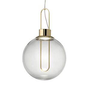Modo Luce Orb LED függő lámpa, sárgaréz, Ø 25 cm