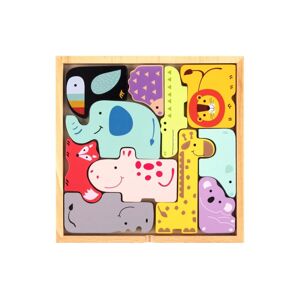 eliNeli Fából készült puzzle állatokkal