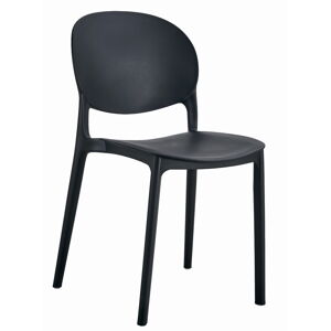 Fekete műanyag szék RAWA