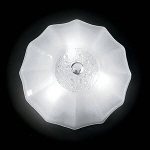 Fehér fali lámpa Monja, 50 cm