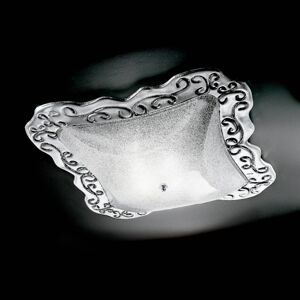 Miro - üveg mennyezeti lámpa dekoratív éllel