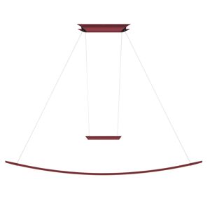 OLIGO Lisgo LED függő lámpa, matt piros