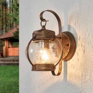 Marguerite kültéri fali lámpa buborékos üveggel