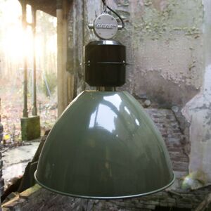 Olívazöld függő lámpa Frisk ipari formatervezett