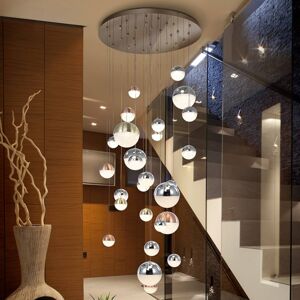 LED függő lámpa gömb többszínű 27-izzós App