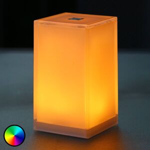 Cub hordozható asztali lámpa, appról vez., RGBW