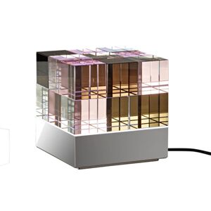 TECNOLUMEN Cubelight Move aszt lám, rózsasz/fekete