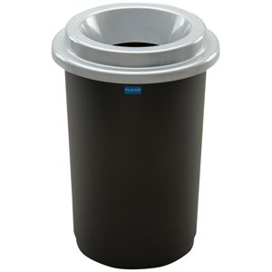 Eco Bin szelektív hulladékgyűjtő kosár, 50 l, ezüst