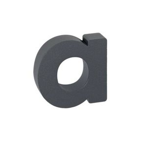 Alumínium házszám betű, a, 3D, strukturált felület