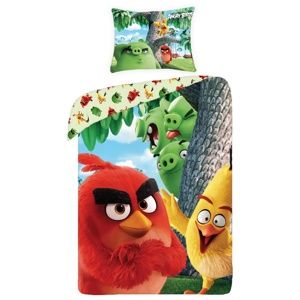 Angry Birds movie 1166 gyermek pamut ágynemű, 140 x 200 cm, 70 x 90 cm